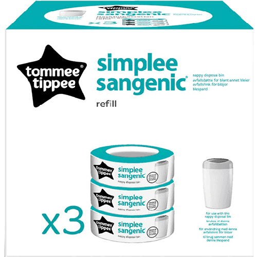 Tommee Tippee Sangenic Simplee 3 ks